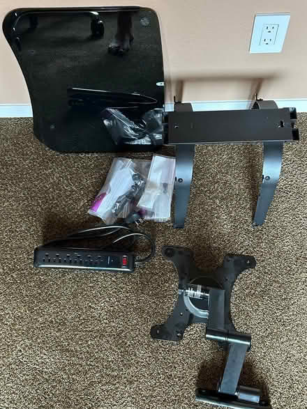 Photo of free Flat panel TV Mount + Fixed Shelves (Willowgate) #1