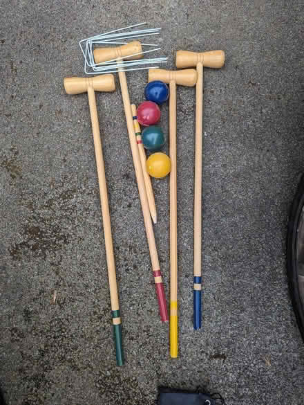 Photo of free Croquet set, 4 balls and hammers (North Woodchester GL5) #1