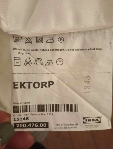 Photo of free EKTORP Sofa Cover (Betchworth) #1