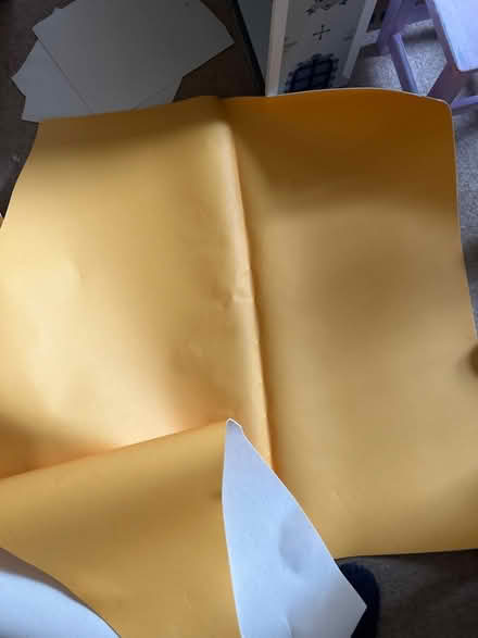 Photo of free Yellow vinyl flooring off cuts (Reading University RG6) #1