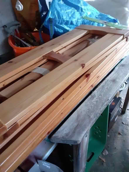 Photo of free Single solid pine bed frame (Thrupp GL5) #1