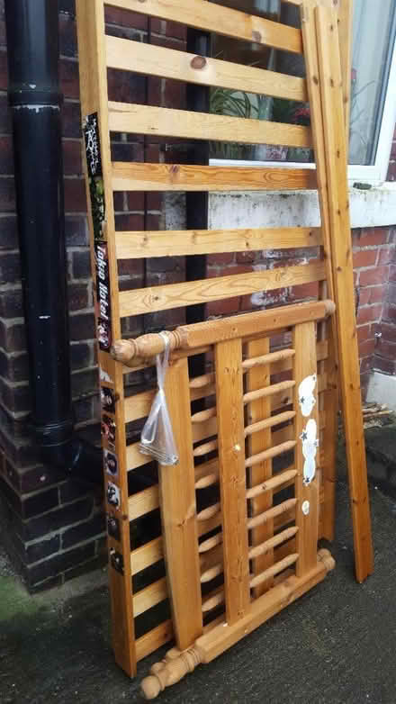 Photo of free Single bed frame (Woodseats) #2