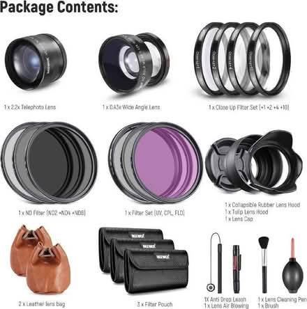 Photo of free NEEWER 55mm Lens and Filter Set (Trowbridge BA14) #2