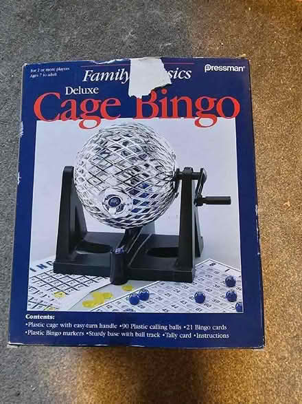 Photo of free Cage bingo game (Great Holm MK8) #1