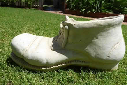 Photo of free Concrete Boot Garden Pot (Hoppers Crossing) #2