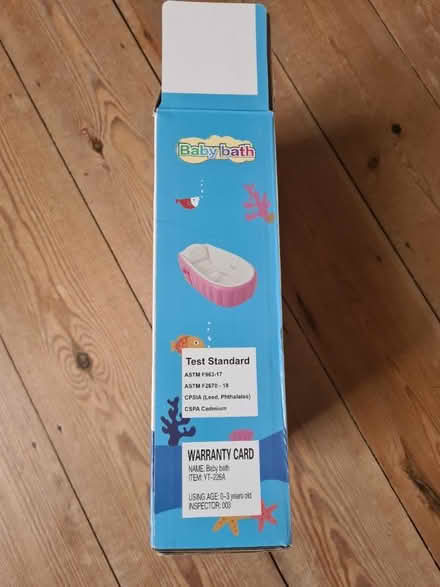 Photo of free Inflatable baby bath (East Dulwich) #4