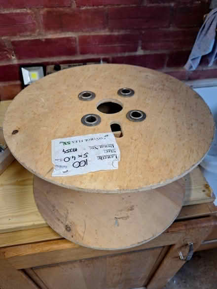 Photo of free Wooden cable drum (Hibaldstow) #1