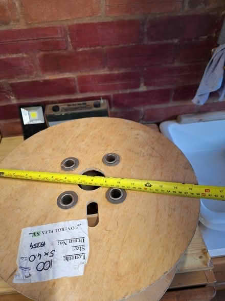 Photo of free Wooden cable drum (Hibaldstow) #2