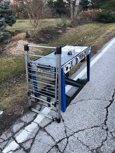 Photo of free Curb-clothes dryer? Hockey table? (l5b) #1