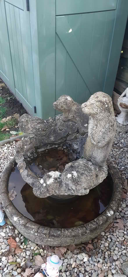 Photo of free Concrete Otters water feature (Iver SL0) #3