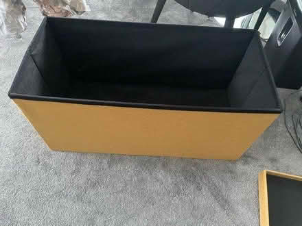 Photo of free Wilko mustard storage box ottoman (Birmingham Stirchley B30) #3
