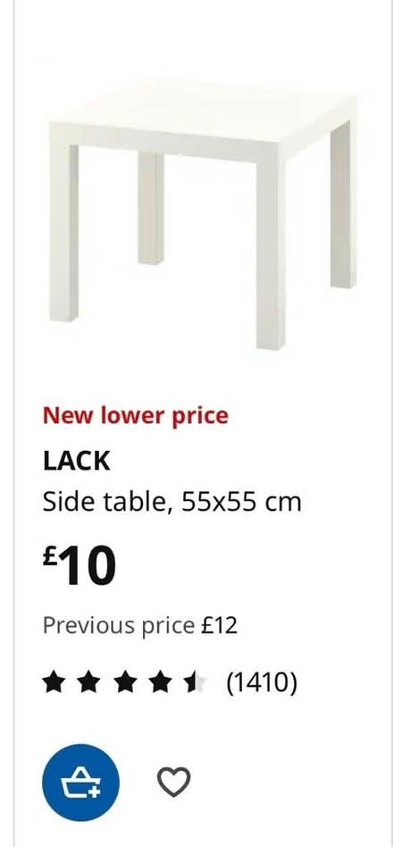 Photo of free IKEA Lack side table (Chester Le Street DH3) #4