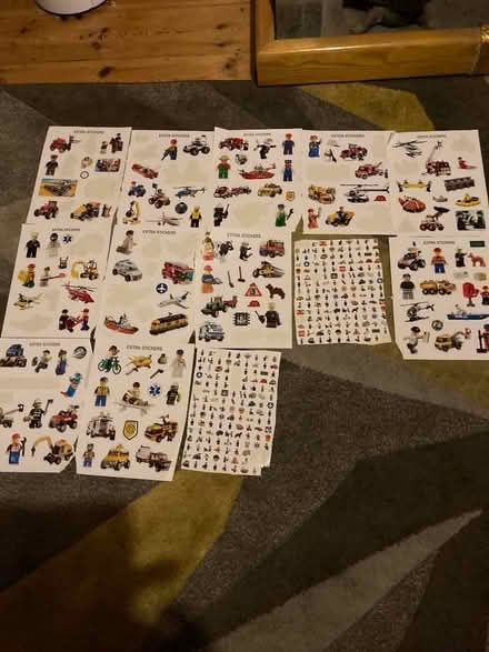 Photo of free 13 sheets of Lego stickers (Filton BS34) #1