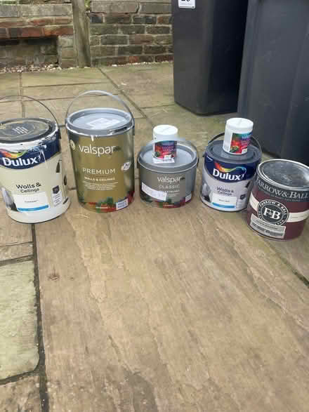 Photo of free Selection of wall paints (SW19, Wimbledon Village) #1