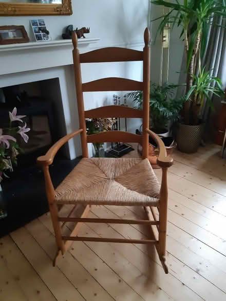 Photo of free Wicker and Pine Rocking Chair (Craigleith EH4) #1