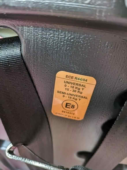 Photo of free Car seat (Powick) #1