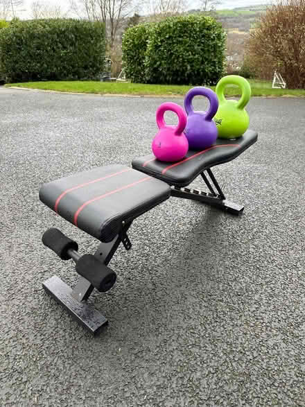 Photo of free Gym Bench and Kettle Bells (SK13) #1