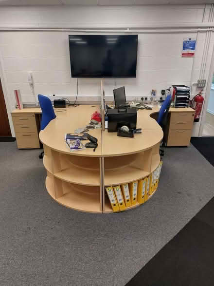 Photo of free Office desks x 2 (Walton Summit PR5) #3