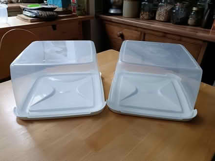 Photo of free Plastic cake boxes (Clifton YO30) #1