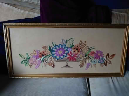 Photo of free Large hand embroidery (Teignmouth) #1