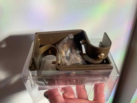 Photo of free Gold curtain rod brackets (Midtown) #1