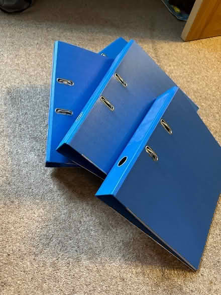 Photo of free x4 lever arch files (Sunnyhurst, Darwen (BB3)) #1