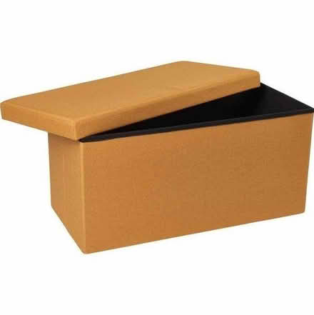 Photo of free Wilko mustard storage box ottoman (Birmingham Stirchley B30) #2