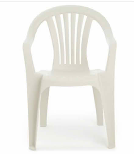 Photo of free Plastic Stackable chairs (hyattsville, MD near Takoma pk) #1