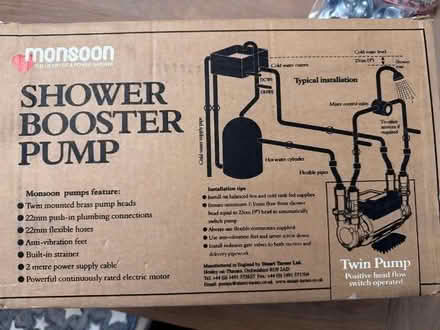 Photo of free Stuart Turner Monsoon 3.0 bar Twin Booster pump (Bushey Village WD23) #1