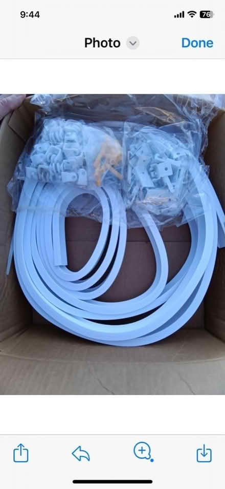 Photo of free Room divider track kit. Porchpickup (Stonybrook Drive Bowie) #1