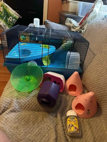 Photo of free Hamster cage and bits and bobs (Hebburn) #2
