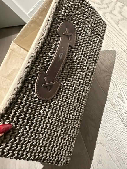 Photo of free Storage woven box (lower east side) #3