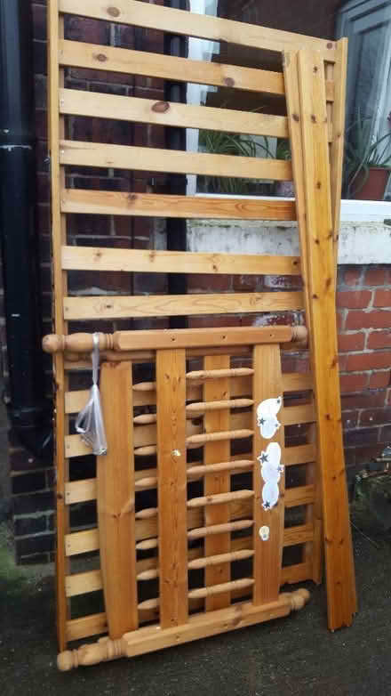 Photo of free Single bed frame (Woodseats) #1