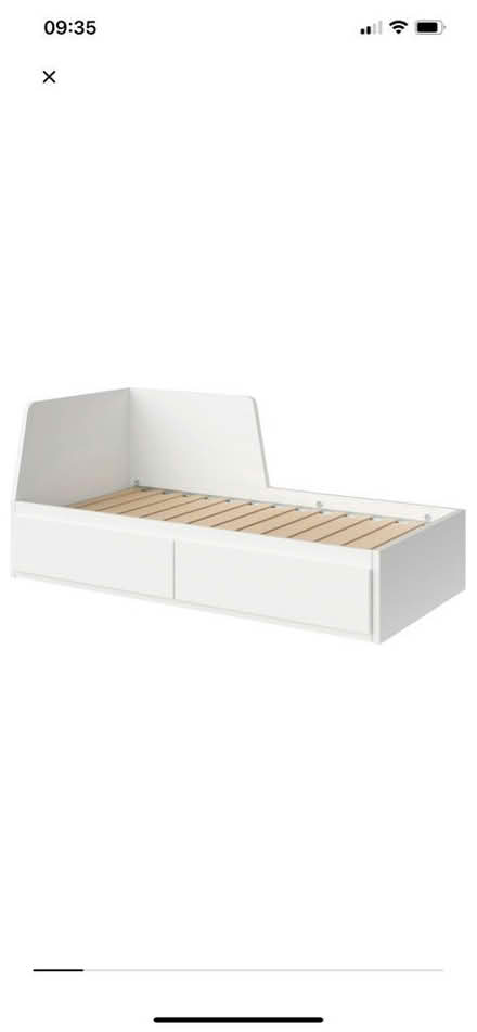 Photo of free Bed frame with 2 drawers (Mitcham) #3