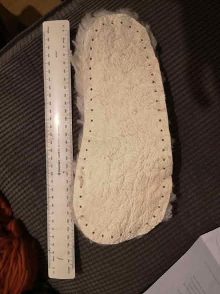 Photo of free Yarn and sheepskin soles for slippers (Craiglockhart EH14) #1