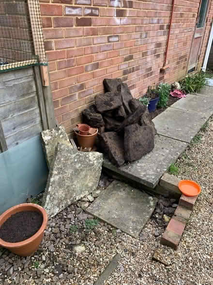 Photo of free Heavy stones / slabs (Yeovil) #1