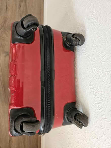 Photo of free Red hard case hand luggage suitcase (Brookstone) (N16) #2