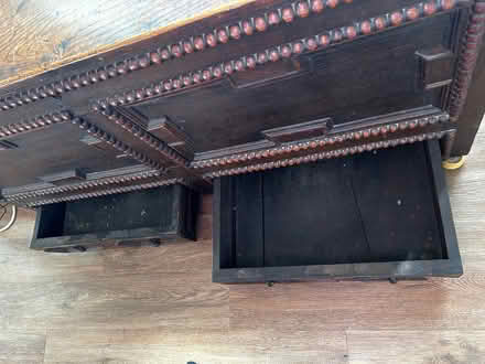 Photo of free Old antique wooden chest (HP22) #2