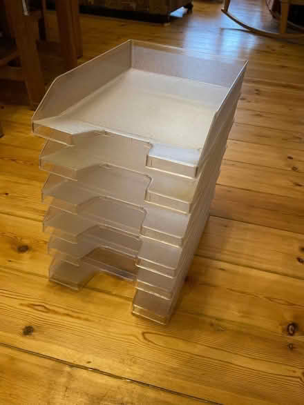 Photo of free Six plastic filing trays (Headington OX3) #1