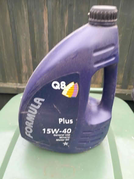 Photo of free Part can of Q8 15W-40 engine oil (South Bretton) #1