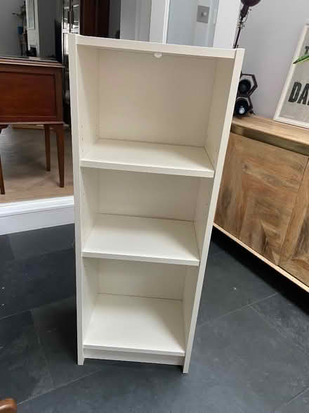 Photo of free White 3 shelf unit (Chiswick W4) #1