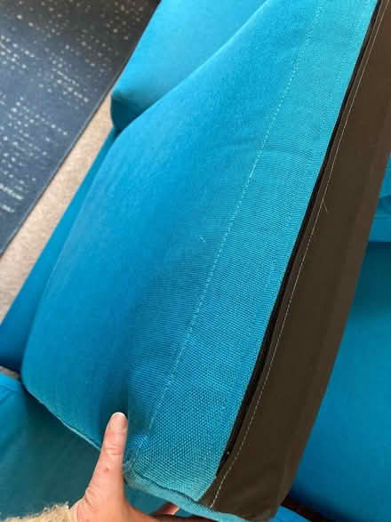 Photo of free Teal blue couch (Highams Park (Highams Park (IG8)) #3