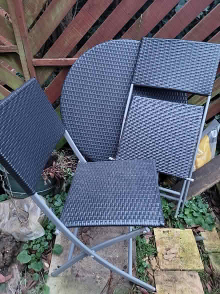Photo of free Garden table and two chairs (Bar Hill CB23) #1