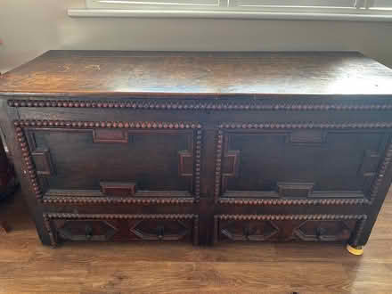 Photo of free Old antique wooden chest (HP22) #1