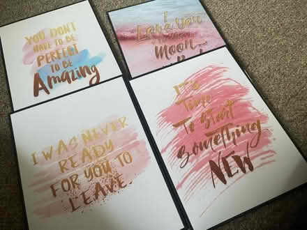 Photo of free 4 pieces framed pictures (WS4) #1