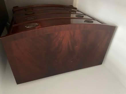 Photo of free Dark wood medium chest of drawers (Chiswick W4) #2