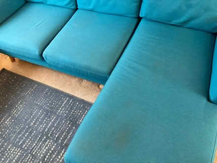 Photo of free Teal blue couch (Highams Park (Highams Park (IG8)) #2