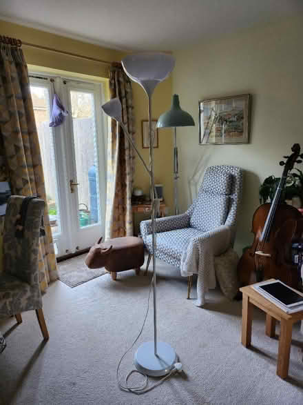 Photo of free Uplighter floor lamp with spotlight (Emsworth) #1