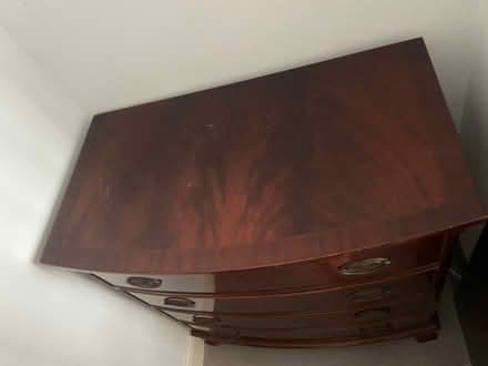 Photo of free Dark wood chest of drawers (Chiswick W4) #1