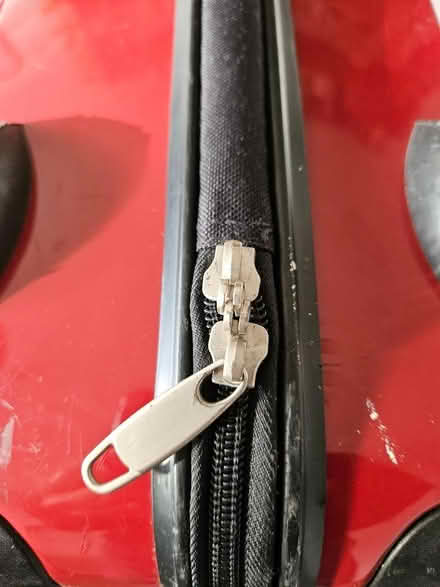 Photo of free Red hard case hand luggage suitcase (Brookstone) (N16) #4